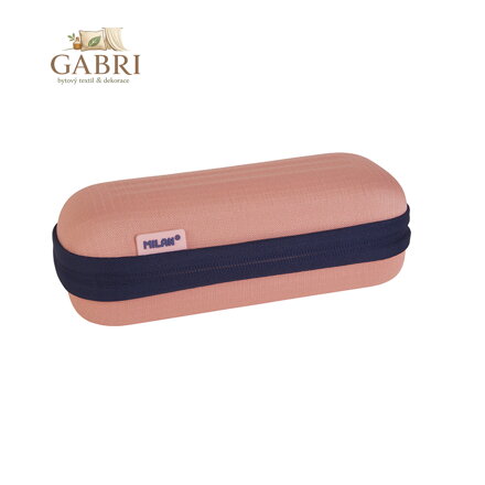 Pouzdro na pera MILAN oválný, série 1918, růžový