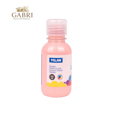 Barva temperová 125ml světle růžová