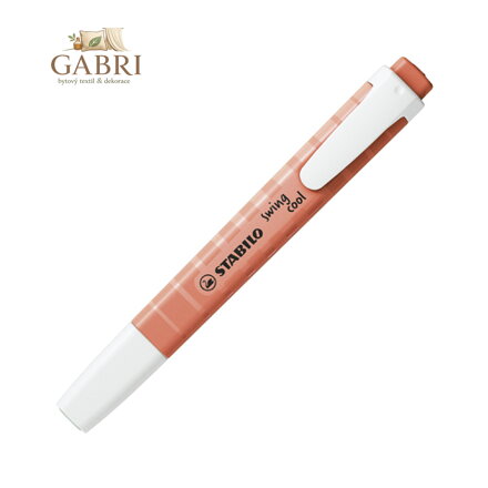 Zvýrazňovač STABILO swing cool Pastel Edition korálově červená