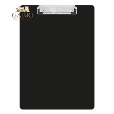 Podložka pro psaní s klipem A4 LAMINO - černá