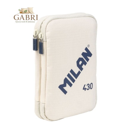 Penál 2-patrový/plněný MILAN - série 1918, béžová