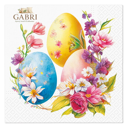 Ubrousky PAW L 33x33cm Egg Bouquet