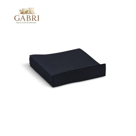 Ubrousek PREMIUM černý 20 x 20 cm v boxu [100 ks]