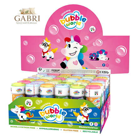 Bublifuk DULCOP 60 ml, Unicorn