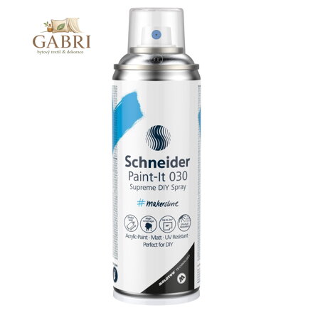 Akrylový sprej Schneider Paint-It 030 - stříbrná metalíza