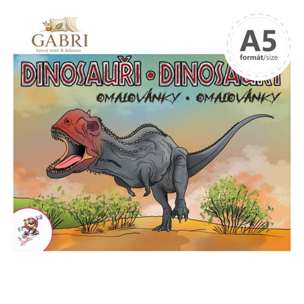 Omalovánka A5 LUX - Dinosauři