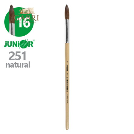 Štětec kulatý JUNIOR č. 16" 251 Natural