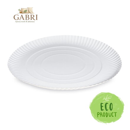 Talíř papírový hluboký 32 cm, 50 ks