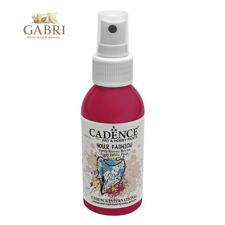 Textilní barva ve spreji Cadence, fuchsiová, 100ml