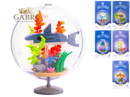 Stavebnice mořská zvířata 135-146ks 6druhů v krabičce