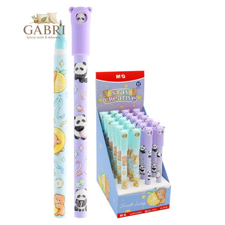 Pero gelové M&G Stay Creative 0,7 mm - modrá náplň