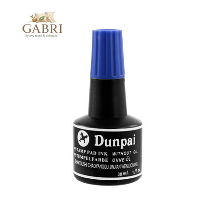 Razítková barva 30 ml - modrá