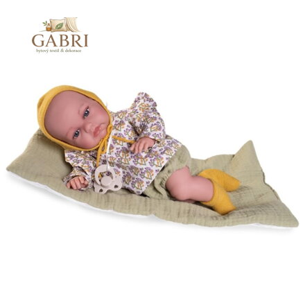 Panenka - novorozenec Toneta s přikrývkou, 34 cm