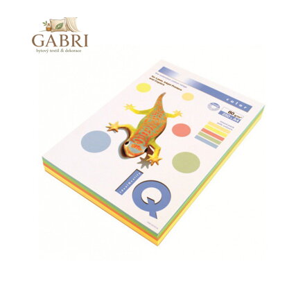 Kopírovací papír A4 IQ 160g color pastelové barvy