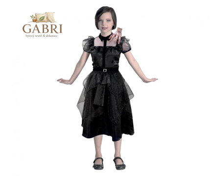 Dětský kostým Gothic schoolgirl ball dress, velikost 120/130 cm