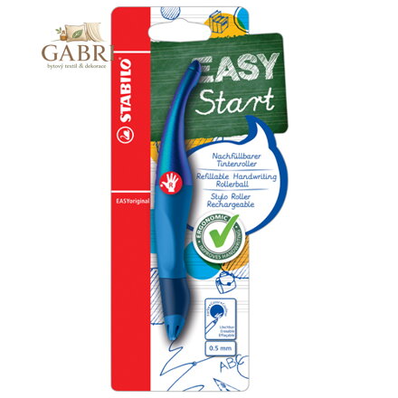 Roller kuličkový STABILO EASYoriginal Holography pro praváky, modrý