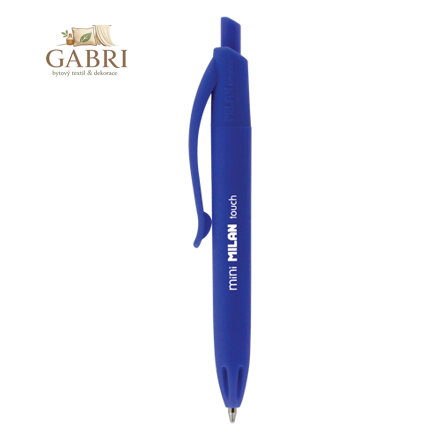 Pero kuličkové MILAN P1 Touch mini 1,0 mm - modré