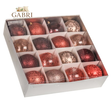 Vánoční koule - PP 100 mm / mix barev, mix / 1ks