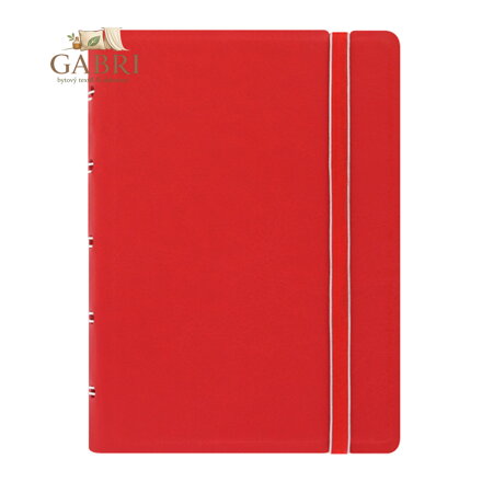 Filofax notebook kapesní červený
