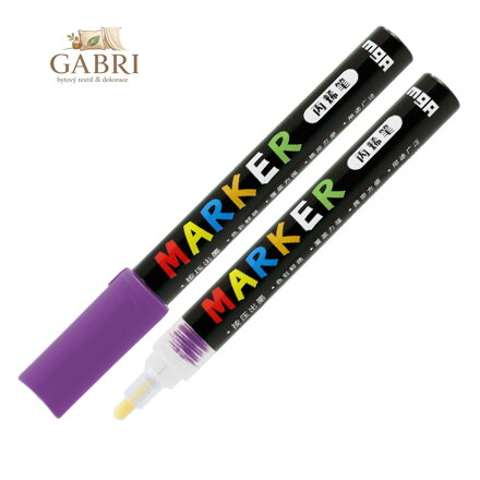 Popisovač akrylový M&G Acrylic Marker 2 mm, Purple S800