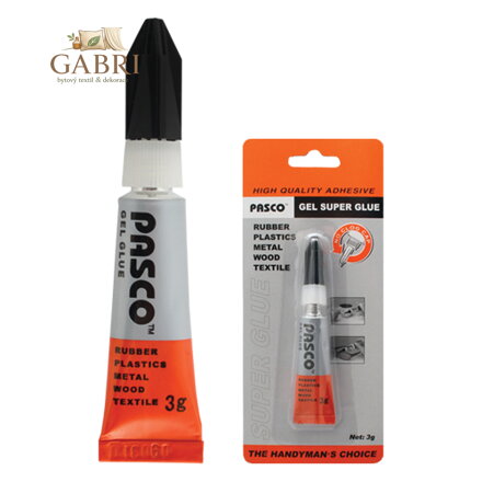 Lepidlo vteřinové gel Pasco 3g