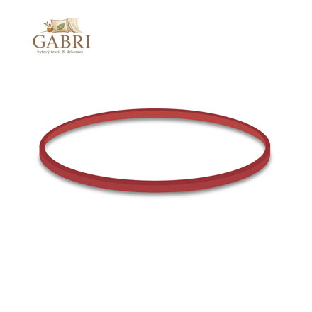 Gumičky červené tenké  (1 mm, O 8 cm) [1 kg]