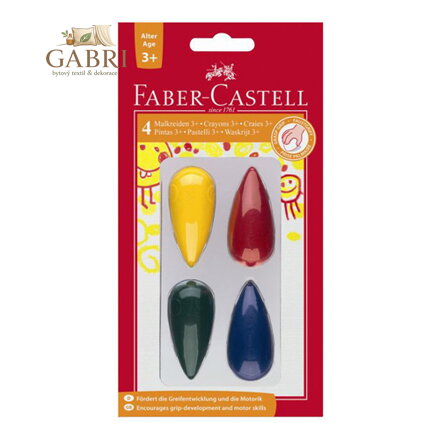 Pastelky Faber-Castell plastové do dlaně slza