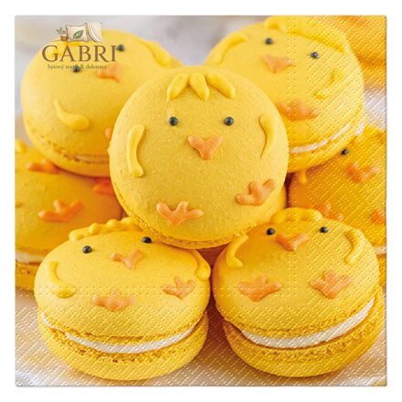 Ubrousky TaT 33x33 cm  Easter Cute Macarons