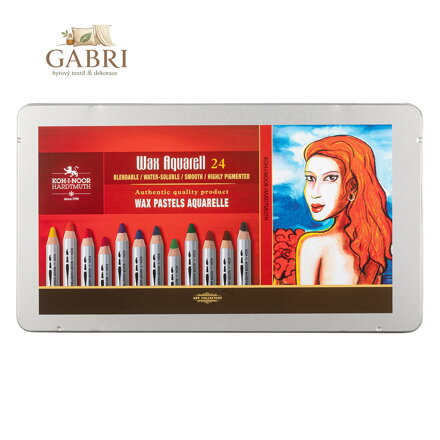 Voskovky aquarell 24 ks