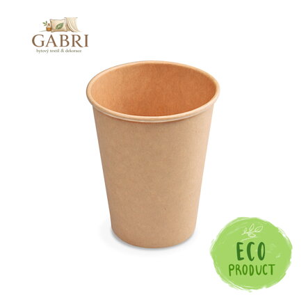 Papírový kelímek kraft O90mm 420ml `L: 0,3L/12oz` [50 ks]