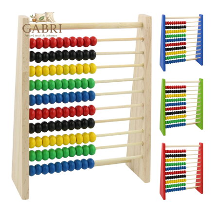 Počítadlo dřevěné 16x20x5 cm (mix /cena 1ks)