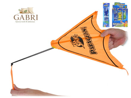 Vystřelovací rogalo látkové 43cm 4barvy v sáčku 24ks v DBX