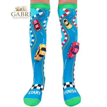 Podkolenky dětské / dospělý - Racing Cars