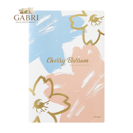 Univerzální diář M&G Cherry Blossom 125x185 mm, 96 listů