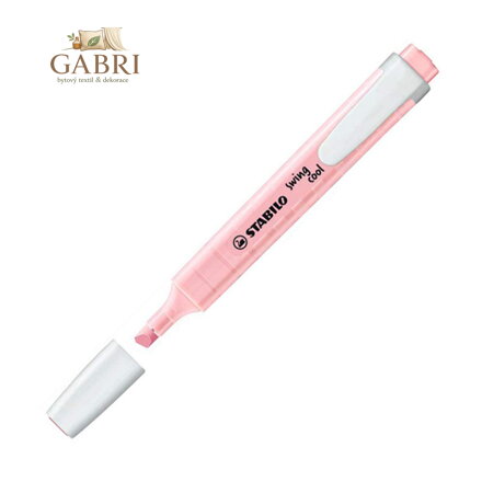 Zvýrazňovač STABILO swing cool Pastel Edition růžový