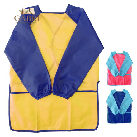 Dětská zástěra pro výtvarnou výchovu (mix barev) velikost L