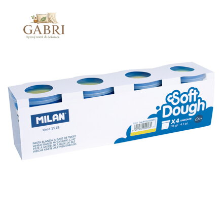 Plastelína MILAN Soft Dough žltá 116g /1ks