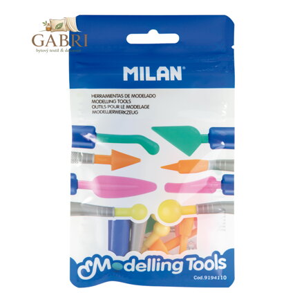 Nástroje na plastické modelování 10 ks - blistr