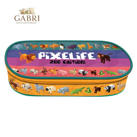 Penál JUNIOR S8 - Pixelife Zoo Edition