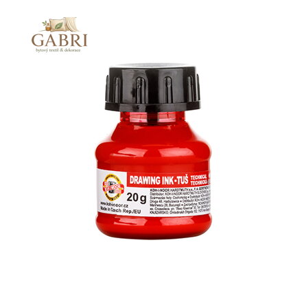 Tuš technický KOH-I-NOOR 20 g, červený