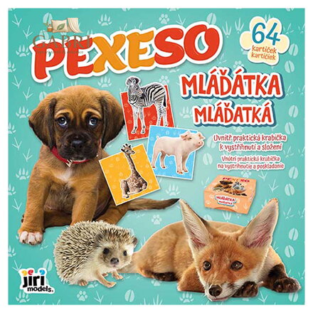 Pexeso v sešitě JM Mláďatká