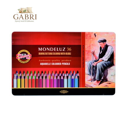 Pastelky Akvarel  v plech. puzdre 36ks