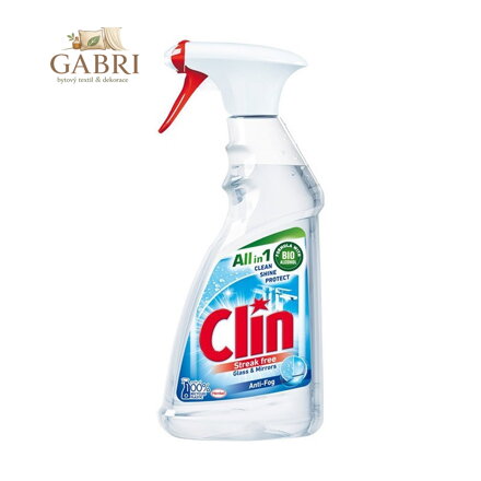 Clin Anti-Fog čistič na okna a sklo s rozprašovačem 500 ml