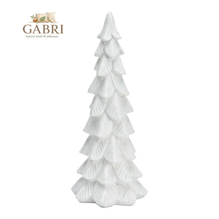 Vánoční jedle se třpytkami 9x25 cm