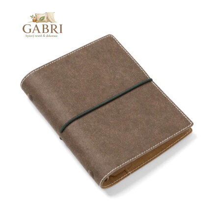 Diář Filofax Eco Essential - Dark Walnut, kapesní