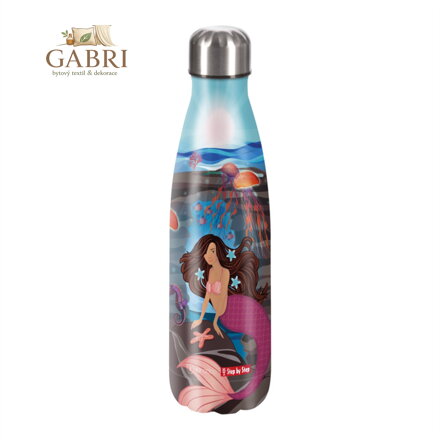 Izolovaná láhev na pití z nerezové oceli 0,5 l,Mermaid Delia