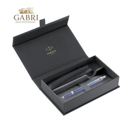 Pero kuličkové PARKER IM Writing Rituals Blue CT + PU pouzdro