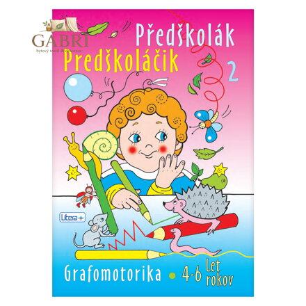 Omalovánka naučná A4 Litera - Předškoláček 2