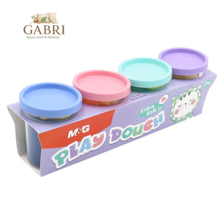 Plastelína M&G Play Dough So Many Cats Pastel - sada 4 barev