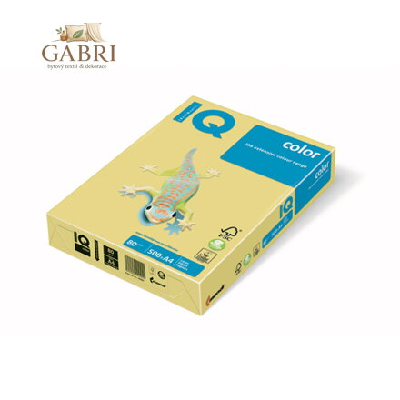 Kopírovací papír A4 IQ 80g color citrónově žlutý